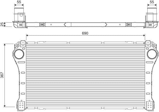 Charge Air Cooler 818387