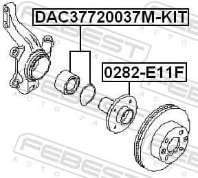 Wheel Hub 0282-E11F - image 2