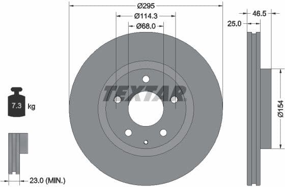 Brake Disc PRO 92326203