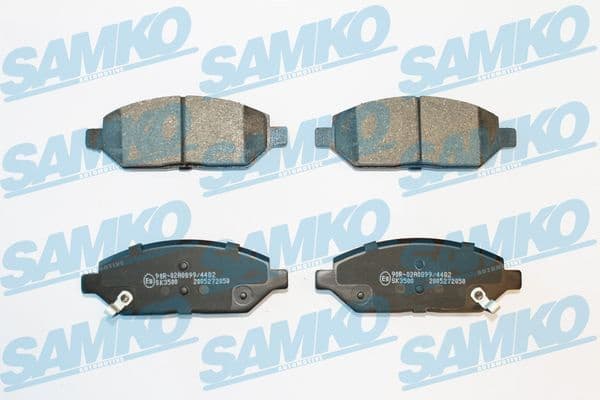 Brake Pad Set, disc brake 5SP2050