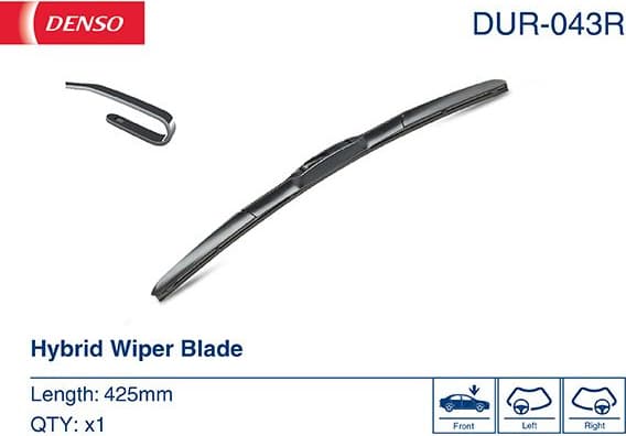 Wiper Blade Hybrid Wiper Blade DUR-043R - image 2