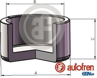 Piston, brake caliper D025686