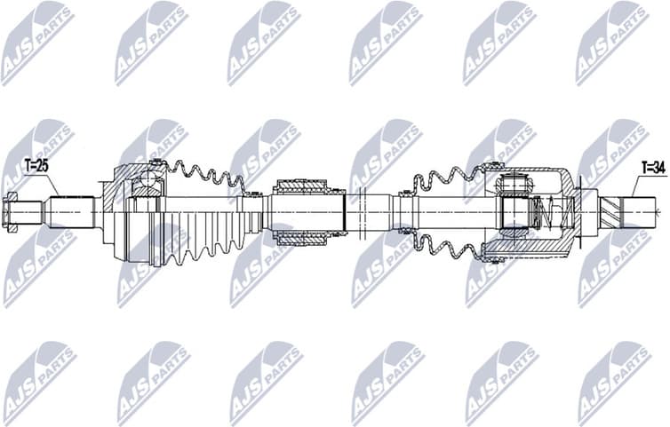 Drive Shaft NPW-RE-166