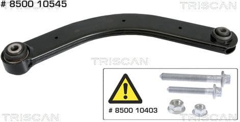 Control/Trailing Arm, wheel suspension 8500 10545