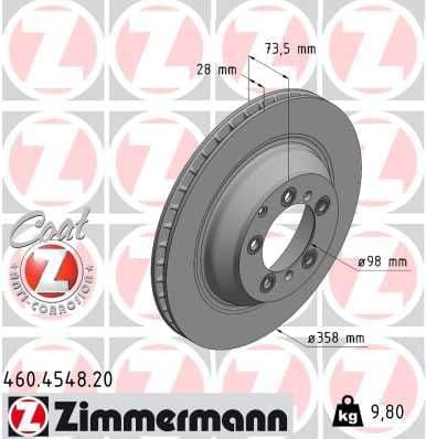 Brake Disc COAT Z 460.4548.20