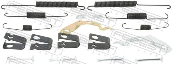 Accessory Kit, parking brake shoes 0704-JB627R-KIT