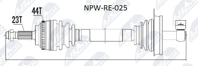 Drive Shaft NPW-RE-025