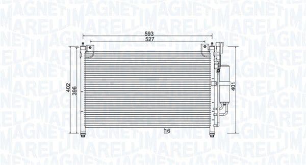 Condenser, air conditioning 350203989000