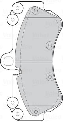 Brake Pad Set, disc brake ESSENTIAL 302287 - image 2