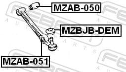 Bellow, ball joint MZBJB-DEM - image 2