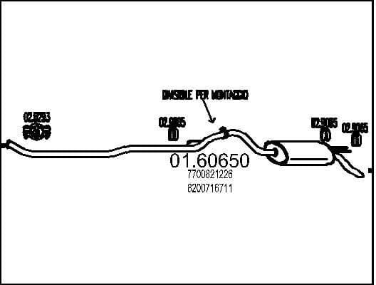 Rear Muffler 01.60650