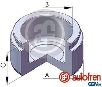 Piston, brake caliper D025772