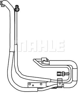 High/Low-pressure Line, air conditioning BEHR *** PREMIUM LINE *** AP 95 000P - image 2