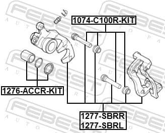 Brake Caliper 1277-SBRR - image 2