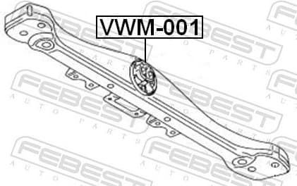 Mounting, automatic transmission VWM-001 - image 2