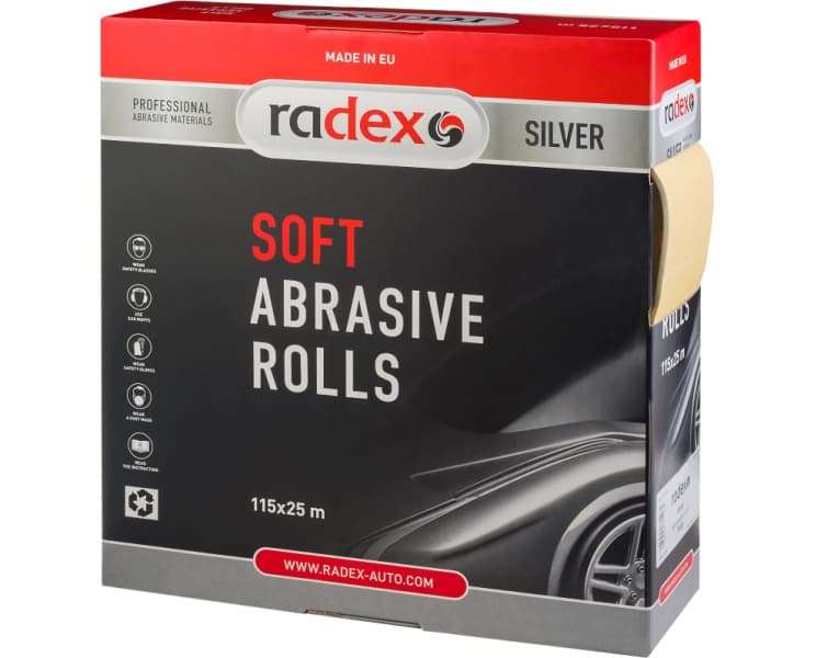 Šlifavimo popierius P320 114MM minkštu pagrindu - RAD555710