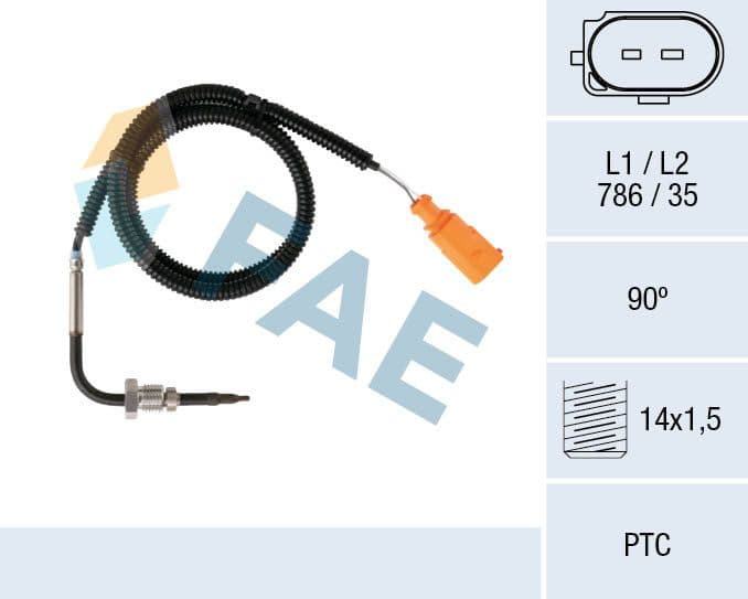 Sensor, exhaust gas temperature 68079