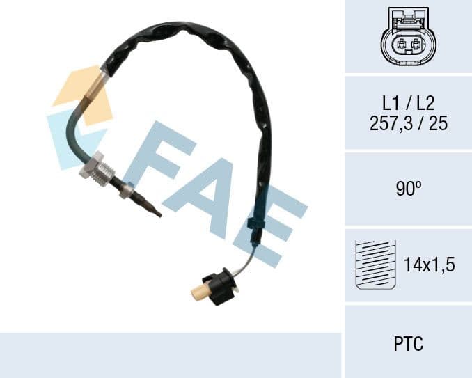 Sensor, exhaust gas temperature 68031
