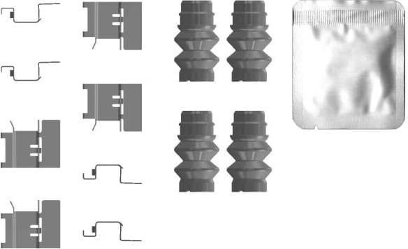 Accessory Kit, disc brake pad 82556500
