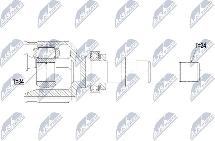 Joint Kit, drive shaft NPW-PE-020
