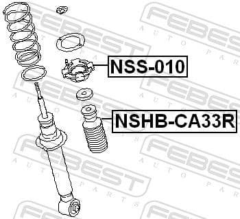Protective Cap/Bellow, shock absorber NSHB-CA33R - image 2