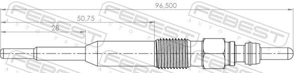 Glow Plug 23642-007 - image 2