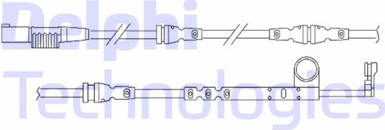 Warning Contact, brake pad wear LZ0245