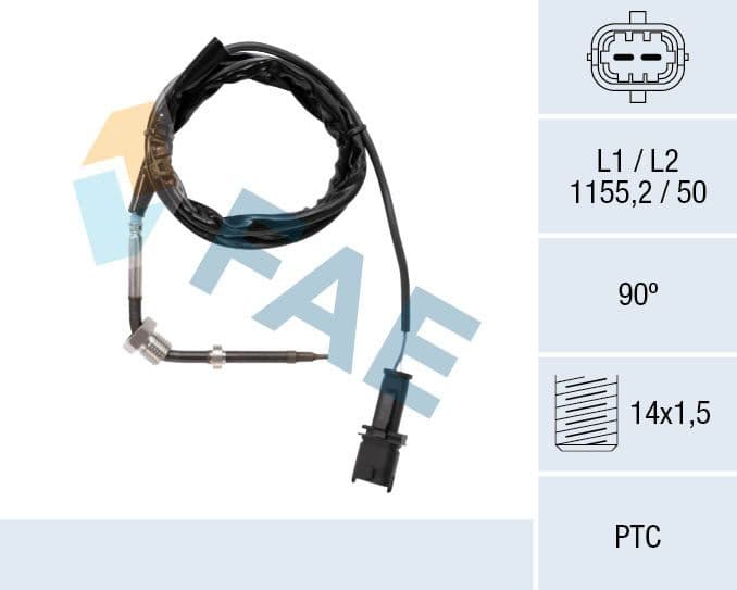 Sensor, exhaust gas temperature 68123