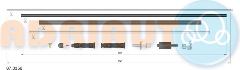 Accelerator Cable 07.0356