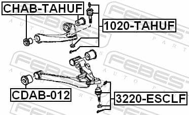 Ball Joint 1020-TAHUF - image 2