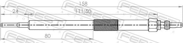 Glow Plug 14642-003 - image 2