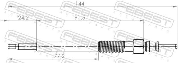 Glow Plug 18642-001 - image 2