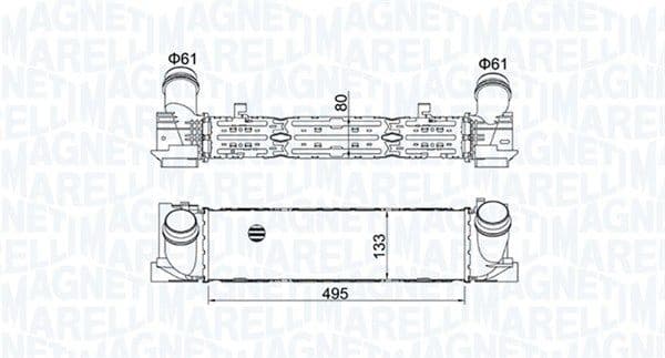 Charge Air Cooler 351319204900