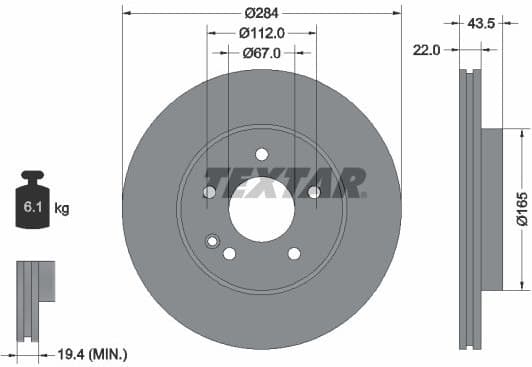Brake Disc PRO+ 92059405