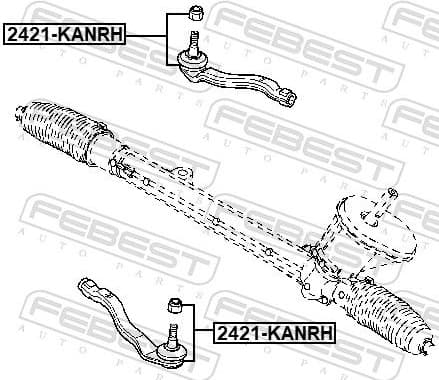 Tie Rod End 2421-KANLH - image 2