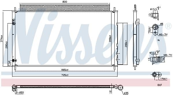 Condenser, air conditioning ** FIRST FIT ** 941188 - image 2