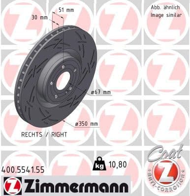 Brake Disc BLACK Z 400.5541.55