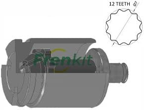 Piston, brake caliper K415201S
