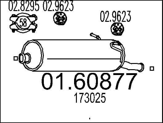 Rear Muffler 01.60877