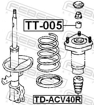 Rubber Buffer, suspension TD-ACV40R - image 2