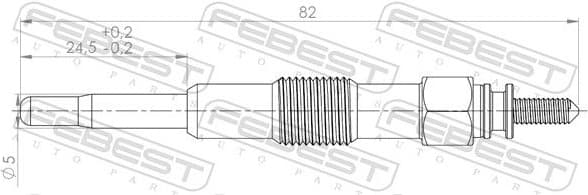 Glow Plug 28642-004 - image 2