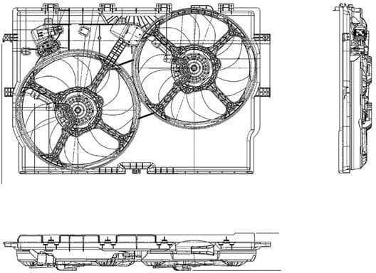 Fan, engine cooling 069422578010 - image 2