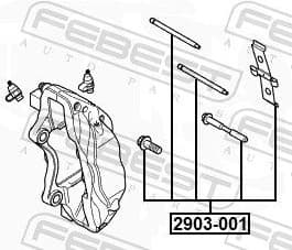 Accessory Kit, disc brake pad 2903-001 - image 2