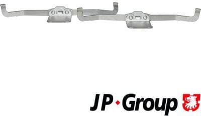 Accessory Kit, disc brake pad JP 1163651110