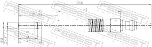 Glow Plug 23642-003 - image 2