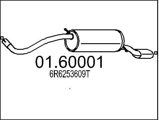 Rear Muffler 01.60001
