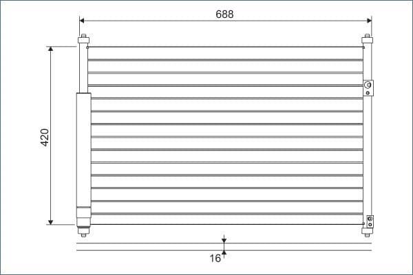 Condenser, air conditioning 814228