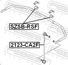 Mounting, stabiliser bar SZSB-RSF - image 2