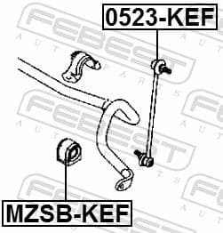 Mounting, stabiliser bar MZSB-KEF - image 2