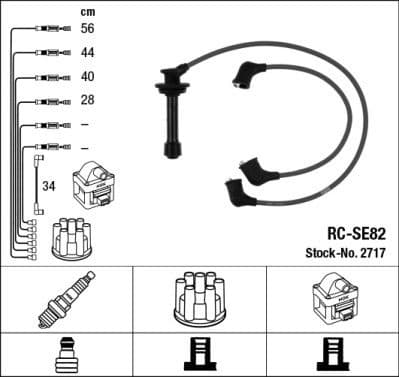 Ignition Cable Kit RC-SE82